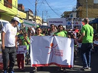 FAC Prensa Inicio de la Marcha Villas Agricolas en marcha contra el abuso infantil